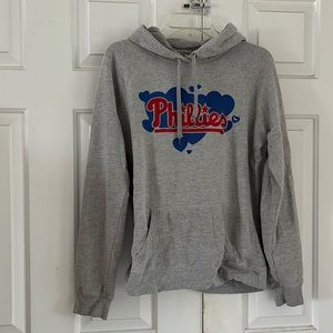 Phillies womens hoodie Large  PINK brand
